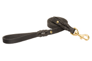 Leather Dog Leash UK with
Braids Decoration Leather Dog Leash UK with Braids
Decoration
