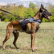 Dog Harness Vest for Belgian Shepherd, Warm Nylon Coat