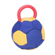 Colorful Dog Bite Toy of French Linen for Interactive Training