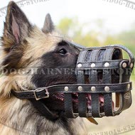 Leather Dog Muzzle UK